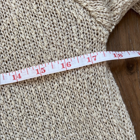 Fashion Apparel & Accessories ⭐️ Bohemian Beige and Rust Sweater Cardigan - Picture 6 of 8